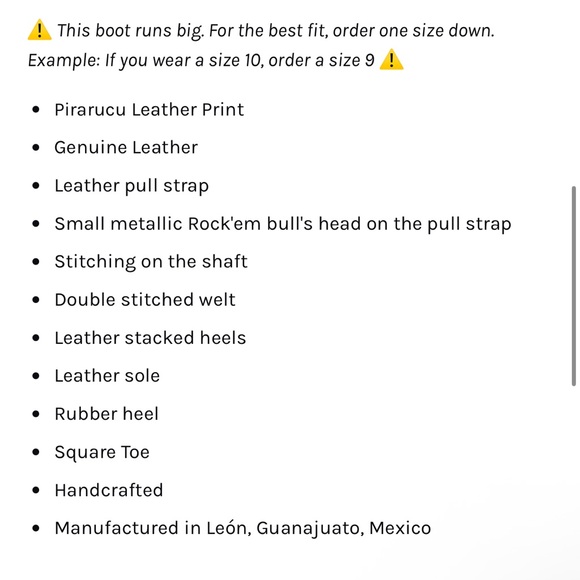 Square Toe Cowboy Boots size 8.5 **"runs big** - Picture 2 of 13